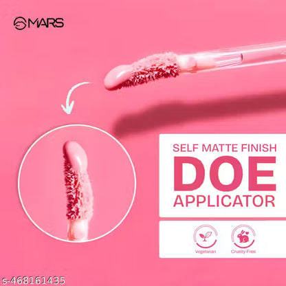 MARS Love Track Velvet Lip Tint (2.8ml) (THREE HEART) | Velvet Matte Finish | Non-Sticky & Lightweight | Highly Pigmented | Comfortable Wear | 6 Flattering Shades